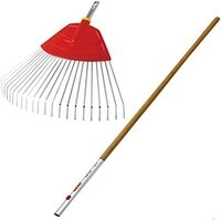 WOLF F&auml;cherbesen Set F&auml;cherbesen mit Holz-Stiel UF-M/ZM 140 (P787) Rot 145x19x46cm,