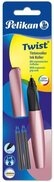 Tintenroller Pelikan Tintenroller Twist, Girly Rose, universell f&uuml;r Rechts-...