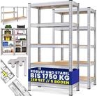 monzana Schwerlastregal, 2x 180x90x40cm Befestigungsmaterial 1750kg 10...