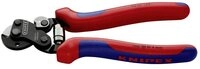 Knipex Kabelschere, Drahtseilschere 160 mm mit Mehrkomponenten-Kunststoffgriff