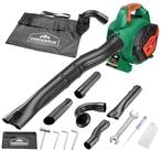 Gardebruk Laubsauger, 4 in 1 Benzin Blasgeschwindigkeit 68m/s Fangsack 45L inkl