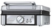 MPM 2-in-1-Kombi-Waffeleisen MGO-13 Waffeleisen 1400 W, tiefe Antihaftplatten, 2