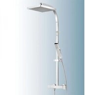 Schulte Brausegarnitur Schulte Duschmaster Rain II D9635 mit Thermostat, Kopfbrause