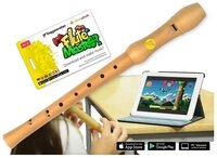 Voggenreiter Spielzeug-Musikinstrument Flute Master (App) mit Blockfl&ouml;te aus