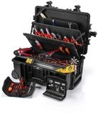 Knipex Werkzeugkoffer Best&uuml;ckter Werkzeugkoffer 63tlg 00 21 37