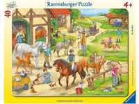 Ravensburger Puzzle Auf dem Pferdehof - Puzzle mit 40 Teilen, 40 Puzzleteile