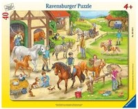 Ravensburger Puzzle RAVENSBURGER Tag auf der Ranch-Puzzle 40 Teile, Puzzleteile
