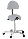 hjh OFFICE Drehhocker TOP WORK 20 Hocker Kunstleder H&ouml;he 105.0 cm, Rollhocker