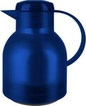 Emsa Isolierkanne Samba, 1 l, zeitloses Design, einfacher Knopfdruck, 24h kalt,...