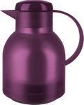 Emsa Isolierkanne Samba, 1 l, zeitloses Design, einfacher Knopfdruck, 24h kalt,...