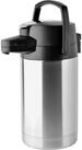 Helios Geschirr-Set Pumpkanne Coffeestation 8257 2,5l edelstahl/schwarz