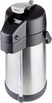APS Isolierkanne Premium, 3 l, Pumpmechanismus, Edelstahl/Kunststoff