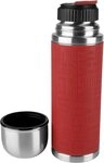 Emsa Thermoflasche Senator Sleeve, Silikonmanschette, Safe Loc Verschluss, dicht, 12h