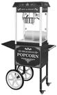 Royal Catering Popcornmaschine Popcornmaker mit Wagen 1500 W 5 kg/h schwarz