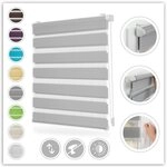 Doppelrollo Duo Rollo Klemmfix, LICHTBLICK ORIGINAL, Lichtschutz, ohne Bohren,