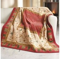 Plaid Plaid Oplontis V8 in Rot von Bassetti, Bassetti