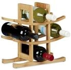 relaxdays Weinregal Bambus 9 Flasche