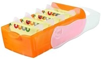 HAN Karteikarten HAN Karteibox Croco gef&uuml;llt transluzent/orange DIN A7