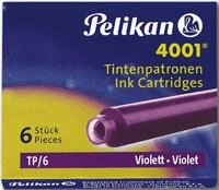 Pelikan F&uuml;llhalter Tintenpatrone 4001 violett VE=6 St&uuml;ck