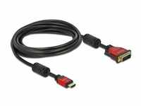 Delock HDMI zu DVI 24+1 Kabel bidirektional 5 m HDMI-Kabel, HDMI-A, HDMI...