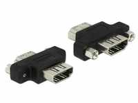Delock Adapter HDMI-A Buchse > A Buchse Computer-Kabel, HDMI-A, HDMI