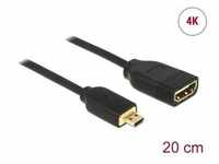 Delock Kabel High Speed HDMI mit Ethernet – HDMI Micro-D... Computer-Kabel,...