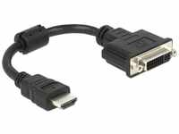 Delock Adapter HDMI (Stecker) > DVI 24+5 (Buchse) Audio- & Video-Adapter