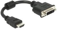 Delock DeLOCK Adapter HDMI (Stecker) > DVI 24+5 (Buchse), Audio- & Video-Adapter