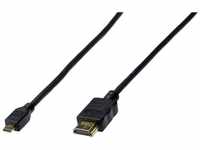 Digitus HDMI Anschlusskabel HDMI-Stecker an HDMI-Stecker HDMI-Kabel, vergoldete