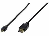 Digitus Digitus HDMI Anschlusskabel HDMI-A Stecker, HDMI-Micro-D Stecker 1.00