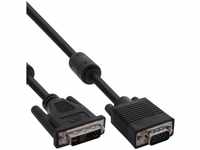 INTOS ELECTRONIC AG InLine® DVI-A Kabel, analog 12+5 Stecker auf 15pol HD...