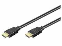 MANHATTAN High Speed HDMI-Kabel HDMI-Stecker an HDMI-Kabel, (3.00 cm), Audio...
