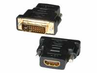 ROLINE HDMI-DVI Adapter, HDMI BU / DVI-D ST Audio- & Video-Adapter DVI-D 24+1,