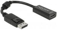 Delock DeLOCK DP auf HDMI Adapter, 12,5 cm, schwarz. Audio- & Video-Adapter DP...