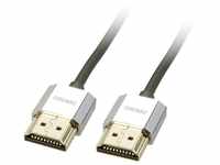 Lindy CROMO® Slim High-Speed-HDMI®-Kabel mit Ethernet, HDMI-Kabel