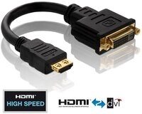 PureLink PureLink&reg; - HDMI/DVI Adapter - PureInstall 0,10m Video-Adapter