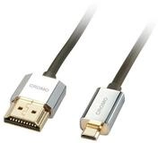 Lindy 41680 HDMI-Kabel 0,5 m HDMI Typ A (Standard) HDMI Typ D (Mikrofon)...