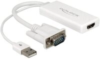 Delock Delock 62460 VGA / USB / HDMI Adapter [1x VGA-Stecker, USB 2.0 Stecker