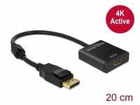 Delock 62607 - Adapter DisplayPort 1.2 Stecker > HDMI Buchse 4K......