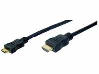 Digitus Digitus HDMI Anschlusskabel HDMI-A Stecker, HDMI-Mini-C Stecker 2.00 m
