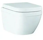 Grohe Tiefsp&uuml;l-WC Grohe Wand-WC, Tiefsp&uuml;ler Euro Keramik alp-we, randlos, Abg.