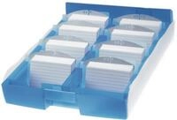 HAN Karteikasten Archivbox Croco-Duo f&uuml;r 2500 Karten inkl. A-Z Register