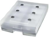 HAN Archivcontainer Archivbox CROCO - DUO DIN A8 quer incl. A-Z Register