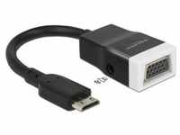 Delock Adapter HDMI-mini C Stecker > VGA Buchse mit Audio Computer-Kabel, HDMI
