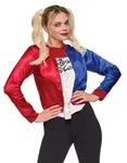 Rubie ́s Kost&uuml;m Harley Quinn Jacke mit Shirt, Original lizenziertes Suicide
