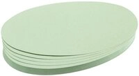 FRANKEN Moderationskoffer Moderationskarte - Oval, 190 x 110 mm, hellgr&uuml;n, 500