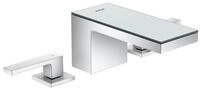 hansgrohe Waschtischarmatur Axor MyEdition 70 3-Loch mit Platte mit Push-Open