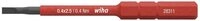 Wiha Schraubendreher Wiha SoftFinish&reg; electric slimBit Schlitz (2831-10) 2,5...