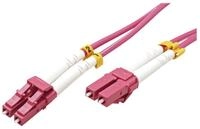 VALUE LWL-Kabel 50/125&micro;m OM4, LC/LC Glasfaserkabel, (200.0 cm), LSOH