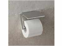 Keuco Toilettenpapierhalter Plan (Vormontiert), Papierhalter aus Metall, offene Form,